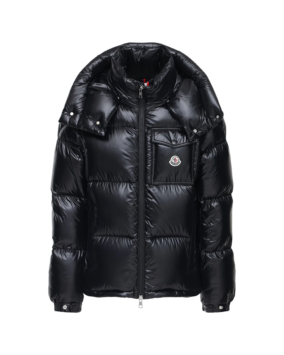 MONCLER Montbeliard nylon laque down Jacket