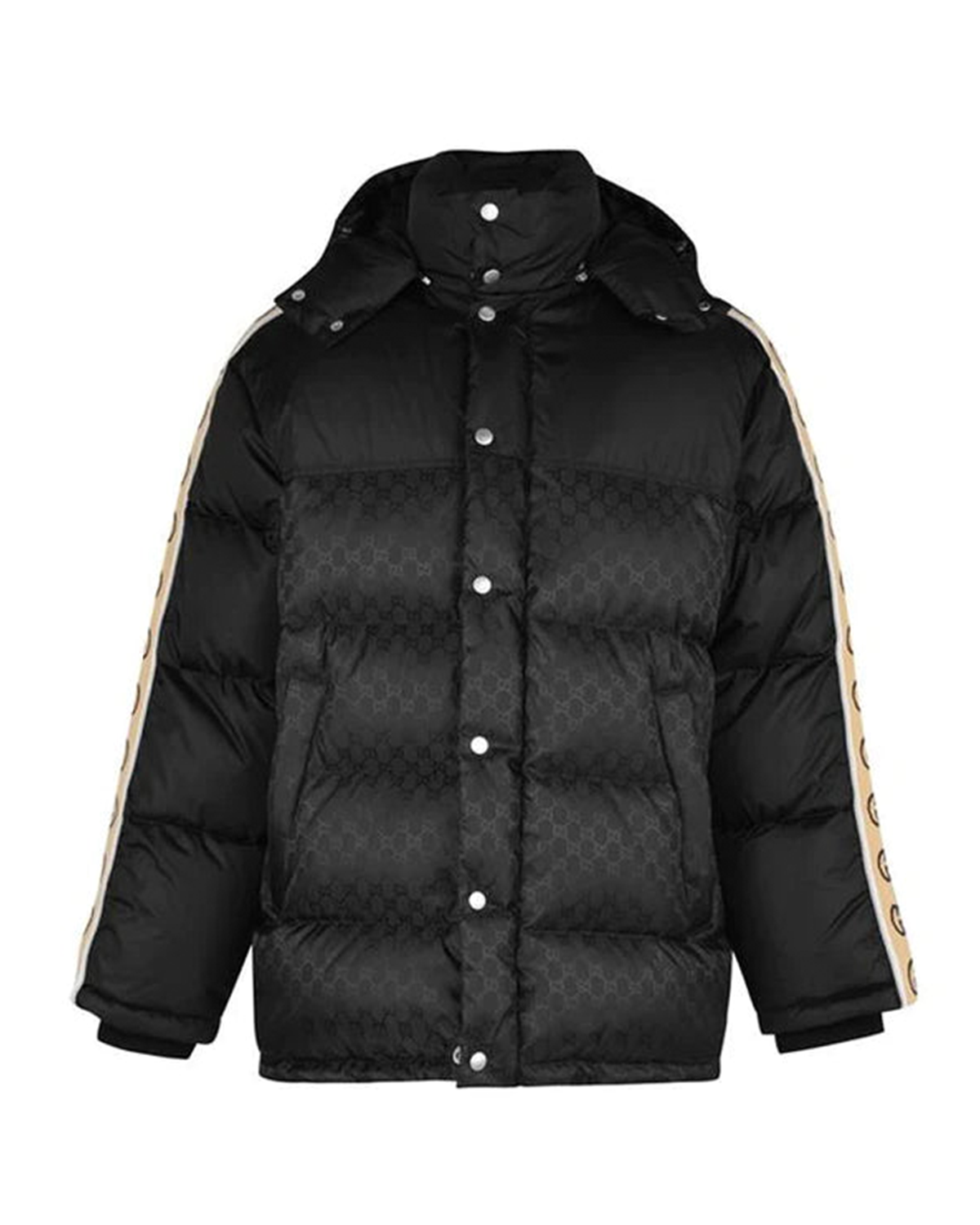 GUCCI GG JACQUARD NYLON PADDED COAT