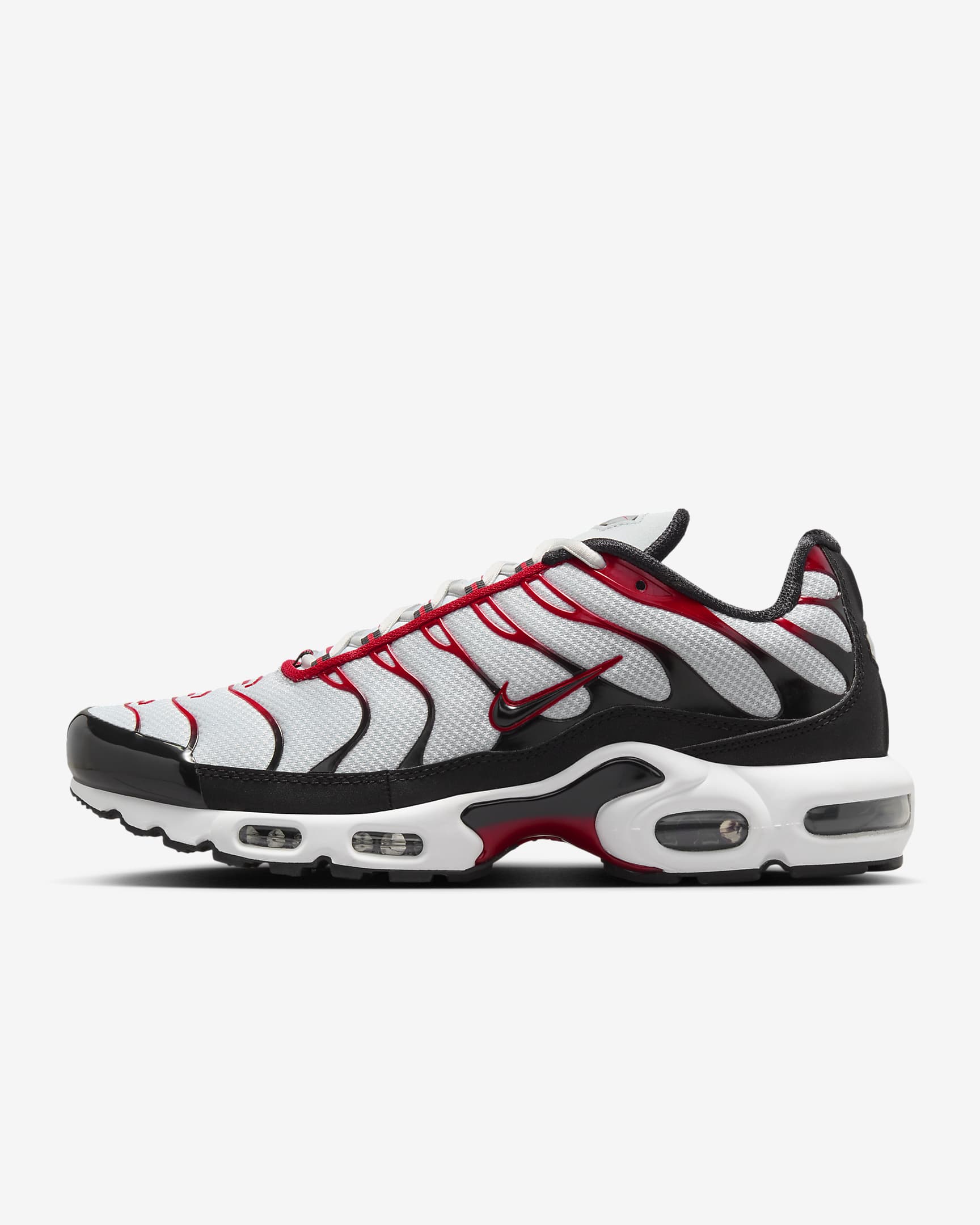 Nike Tn Air Max Plus Pure Platinum Black Red